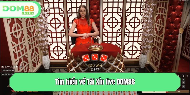 Tài Xỉu Live - Game Casino Chất Lượng Hàng Đầu Tại DOM88 2 Tìm hiểu về Tài Xỉu live DOM88